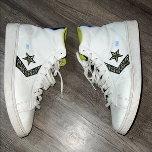 White High-Top Sneakers unity sz 10 men’s